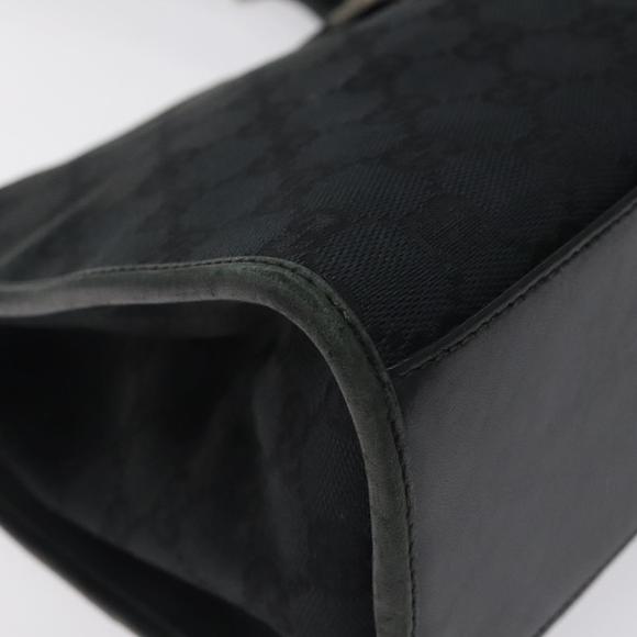 GUCCI GG Canvas Jackie Shoulder Bag Black Silver 002 1067 Auth yk18465 - Picture 11 of 16